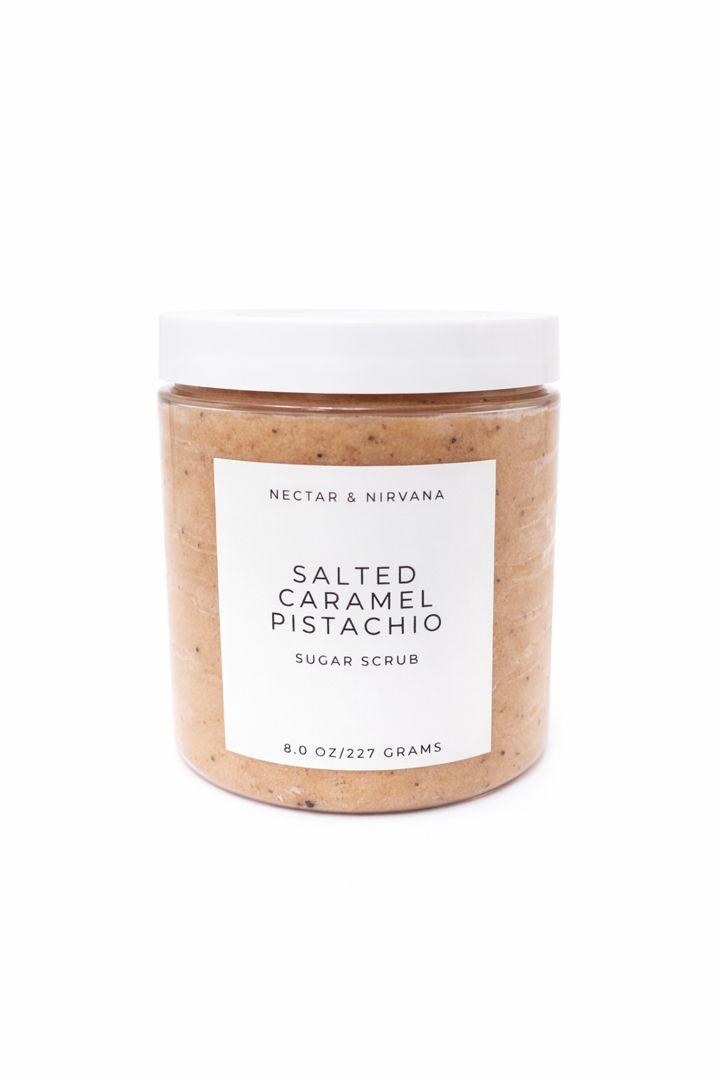 SALTED CARAMEL PISTACHIO SUGAR SCRUB