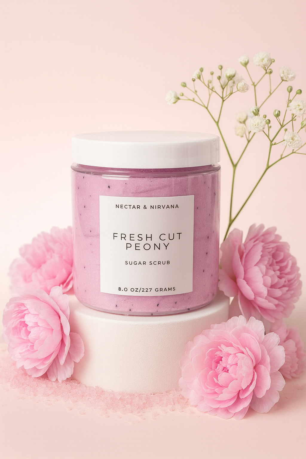 FRESH CUT PEONY SUGAR SCRUB